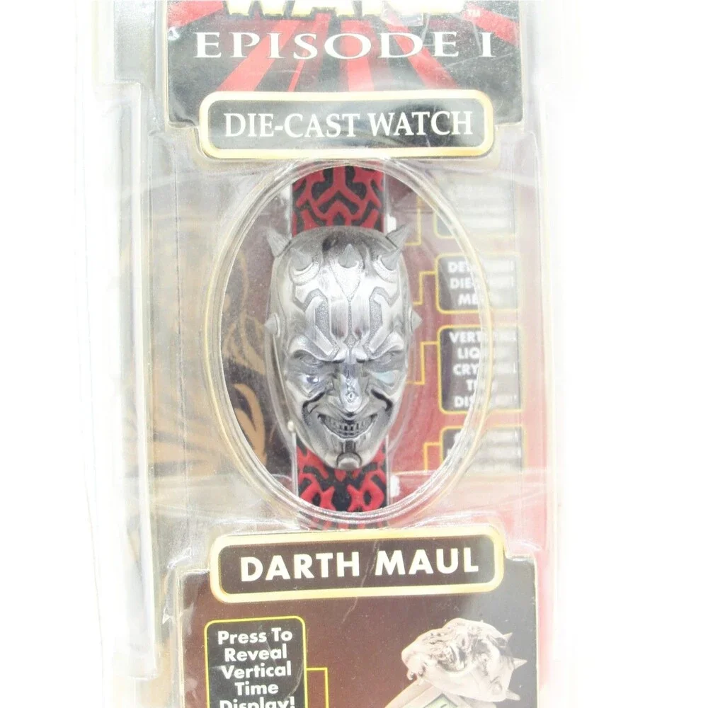 Star Wars Episode 1 Darth Maul Die-Cast Watch Brand New & Sealed Vintage 1999